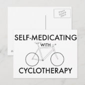 Carte Postale Auto-traitement avec cyclothérapie (Devant / Derrière)