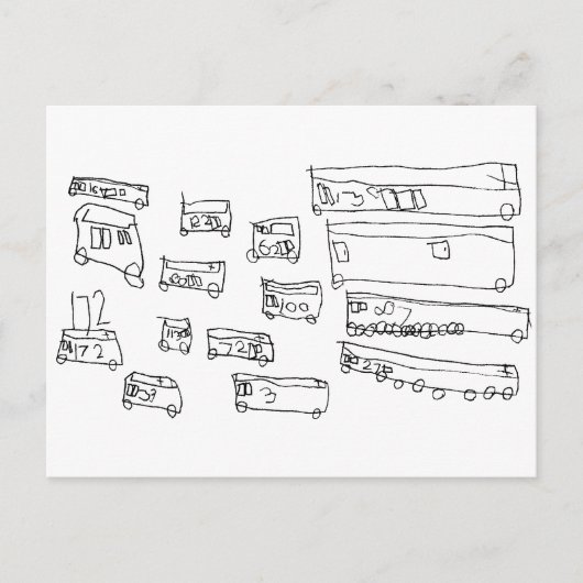Carte Postale Autobus (Devant)