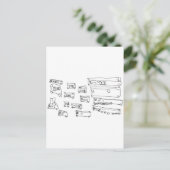 Carte Postale Autobus (Debout devant)