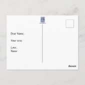 Carte Postale Autocar volant (Dos)