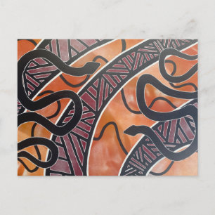 Carte postale autochtone australienne