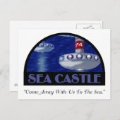 Carte Postale Autocollant de voyage (Devant / Derrière)