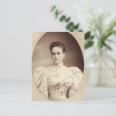 Carte Postale AUTOGRAPHIE Tsarina de Russie Romanov Alix Hesse (Debout devant)