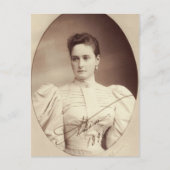 Carte Postale AUTOGRAPHIE Tsarina de Russie Romanov Alix Hesse (Devant)