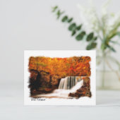 Carte postale automatique Pocono Waterfall (Debout devant)