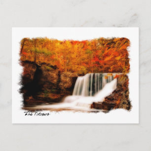 Carte postale automatique Pocono Waterfall
