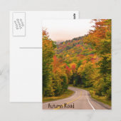 Carte postale Automne (Devant / Derrière)