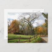 Carte Postale Automne (Devant / Derrière)