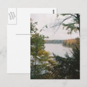 CARTE POSTALE AUTOMNE (Devant / Derrière)