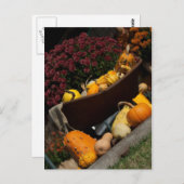 Carte postale Automne (Devant / Derrière)