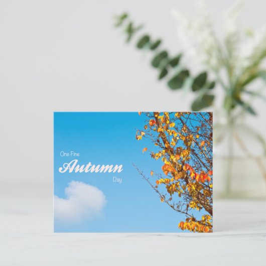 Carte postale Automne (Debout devant)