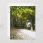 carte postale automne (Devant / Derrière)