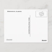 Carte Postale Automne à Birmingham, Alabama (Dos)