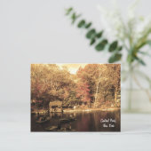 Carte Postale Automne à Central Park (Debout devant)