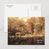 Carte Postale Automne à Central Park (Devant / Derrière)