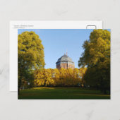 Carte Postale Automne à Hambourg, Allemagne (Devant / Derrière)