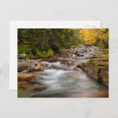 Carte Postale Automne à Jefferson Brook, New Hampshire (Devant / Derrière)