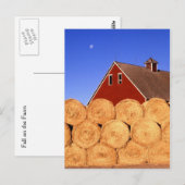 Carte Postale Automne à la ferme (Devant / Derrière)