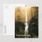 Carte Postale Automne à Multnomah Falls, OU (Devant / Derrière)