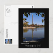 Carte Postale Automne à Washington DC (Devant / Derrière)