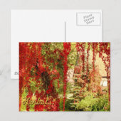 Carte Postale Automne / Automne (Devant / Derrière)