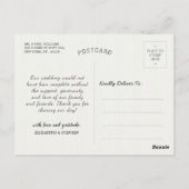 Carte Postale Automne Automne Maple Feuille Citrouille Mariage M (Dos)