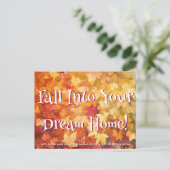 Carte Postale Automne Automne Marketing immobilier (Debout devant)