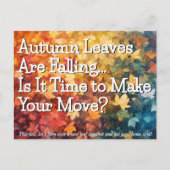 Carte Postale Automne Automne Marketing immobilier (Devant)