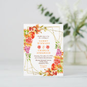 Carte Postale Automne automne récolte avec Mariage de feuillage (Debout devant)