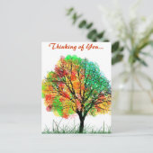 Carte Postale Automne automne Whimsy Nature Savvy Destiny Dons (Debout devant)