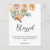 Carte Postale Automne Bénédictions Bonne Action de grâce (Devant)