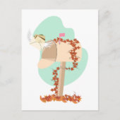 Carte postale Automne Boîte aux lettres (Devant)