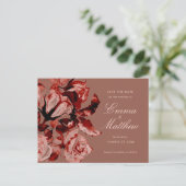 Carte Postale Automne Botanique Maximalisme Mariage Sauvez la da (Debout devant)