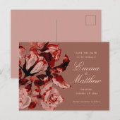 Carte Postale Automne Botanique Maximalisme Mariage Sauvez la da (Devant / Derrière)