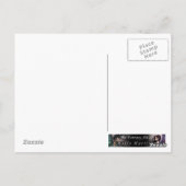 Carte Postale Automne Chouette gothique Imaginaire Fée et Chouet (Dos)