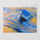 Carte Postale Automne Couleur Eau Abstrait (Devant)