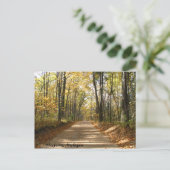 Carte postale Automne dans le pays (Debout devant)