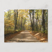 Carte postale Automne dans le pays (Devant)