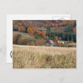 Carte Postale Automne Dans Le Vermont (Devant / Derrière)