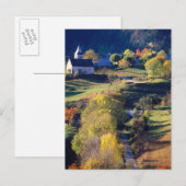 Carte Postale Automne dans les Alpes (Devant / Derrière)