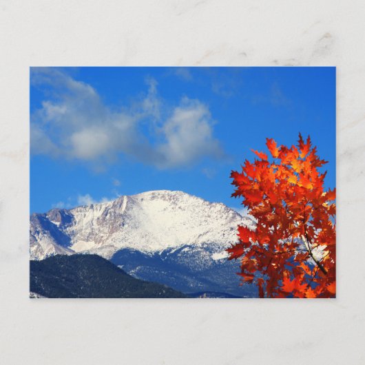 Carte Postale Automne dans les Rocheuses colorées (Devant)