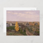 Carte Postale Automne d'or | Issac Levitan (Devant / Derrière)
