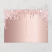 Carte Postale Automne doux 16 rose d'or parties scintillant invi (Dos)