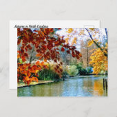 Carte Postale Automne en Caroline du Nord (Devant / Derrière)