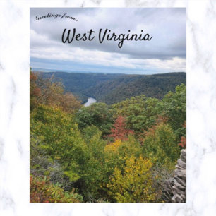 Carte Postale Automne en Virginie-Occidentale