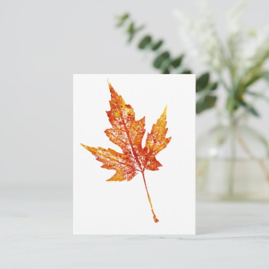 Carte postale "Automne Maple #2" (Debout devant)