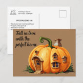 Carte Postale Automne - Marketing immobilier (Devant / Derrière)