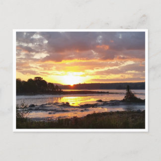 Carte Postale Automne matin sur la côte du Maine