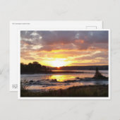 Carte Postale Automne matin sur la côte du Maine (Devant / Derrière)