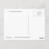 Carte Postale Automne Migration des colibris (Dos)